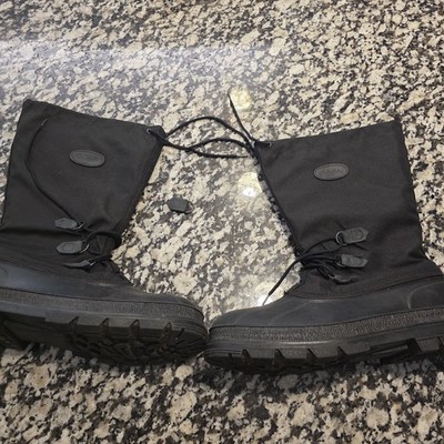 Cabelas Snow Boot Men's Size 13 Work Black Tall Glacier Point Pac Lined Winter