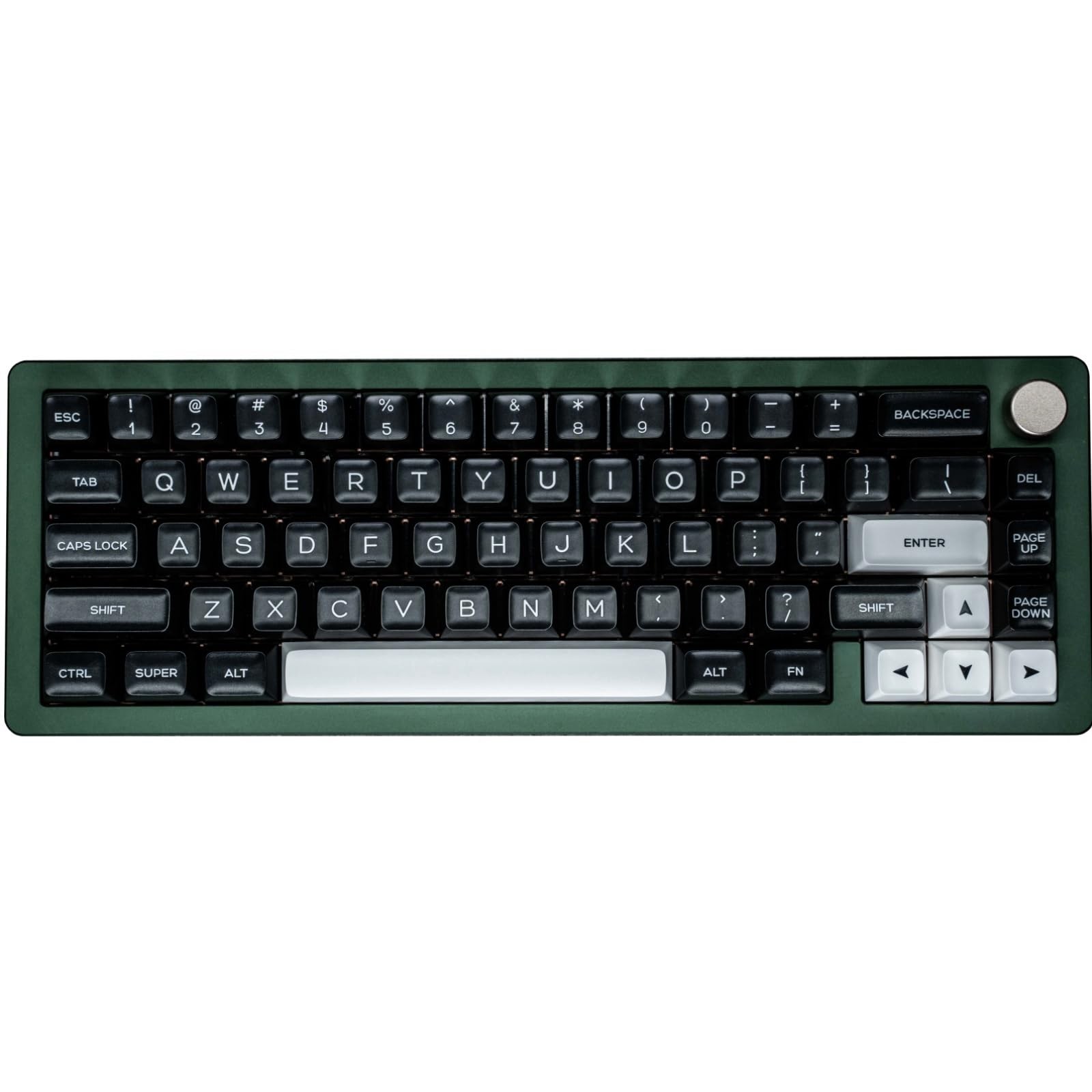 160-Key WOB SA-Liked PBT Keycaps White on Black Custom Set for Mechanical