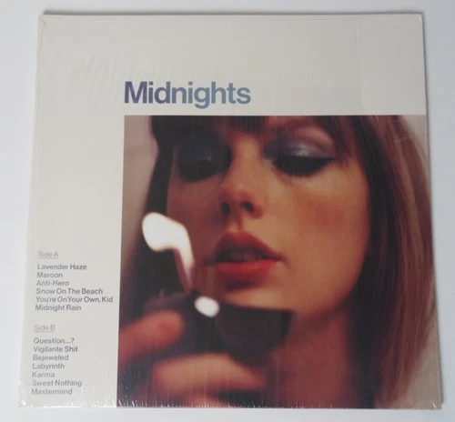 TAYLOR SWIFT "Midnights" Album Moonstone Colored Vinyl LP