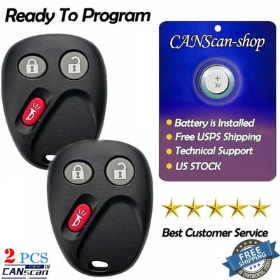 2 For 2003 2004 2005 2006 Cadillac Escalade ESV EXT Keyless Entry Remote Key Fob