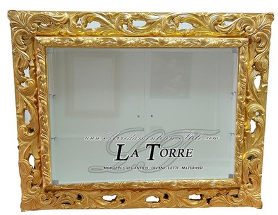 Wandhängeschaufenster mit Glastüren Barockstil Lochrahmen Port