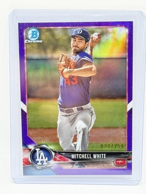 2018 Bowman Draft Chrome Mitchell White #BDC-97 Purple Refractor /250 (RC) 🔥🔥
