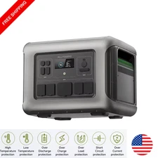 Portable Power Station 299Wh LiFePO4 Battery 600W Solar Generator Camping RV