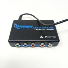Portta YPbPr Component RCA Audio to HDMI Video Converter Adapter 1080P