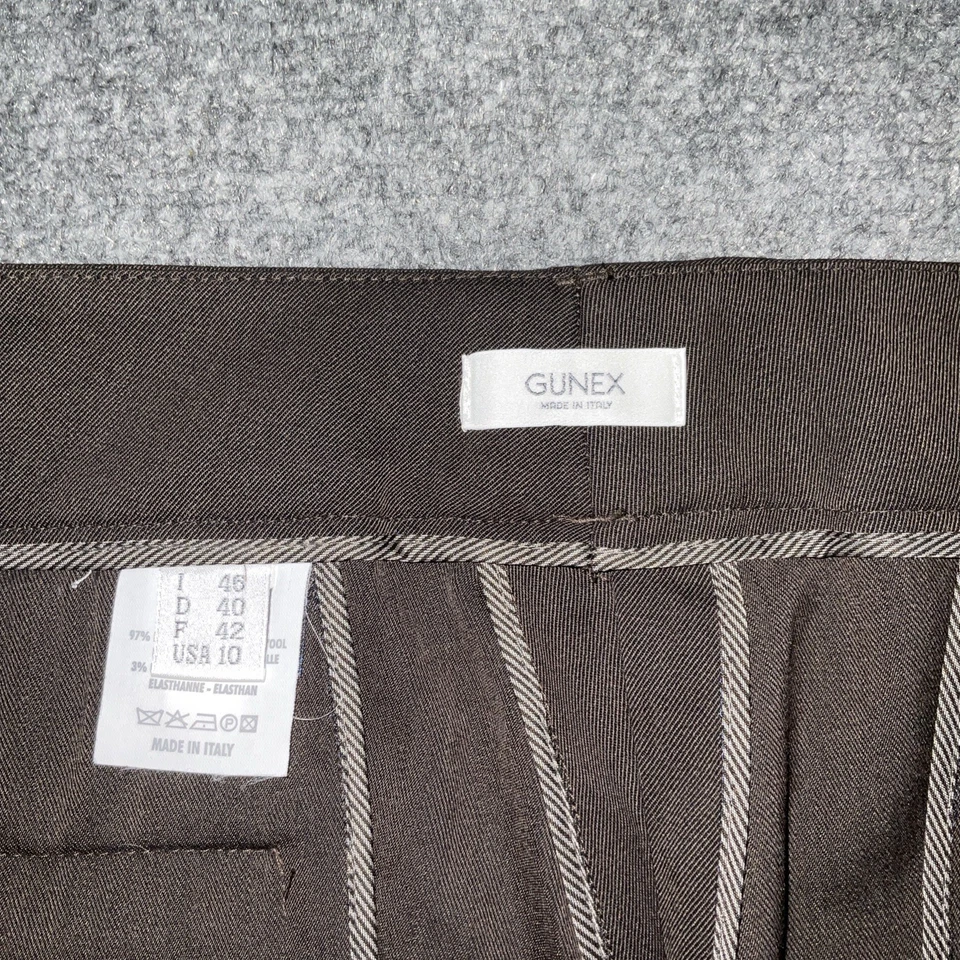 Gunex Pants Womens Size 10 Brown Wool Business dress Casual Academia - Image 2 of 4
