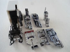 7 piece set Walking Foot Snap On Low Shank fits SINGER FEATHERWEIGHT 221,222,201
