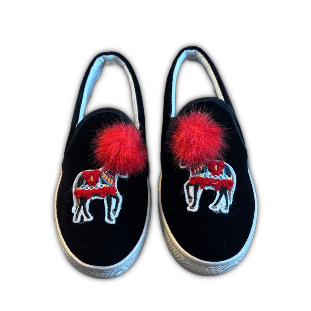 Sneaker pony Soludos Velvet Show taglia 6 prezzo al dettaglio al dettaglio $119