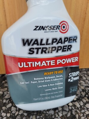 Rust-oleum Zinsser Wallpaper Remover Ultimate Power 32 oz Spray Bottle Ready Use