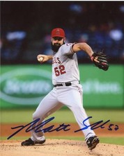 MATT SHOEMAKER LOS ANGELES ANGELS SIGNED AUTOGRAPHED ACTION 8X10 PHOTO W/COA