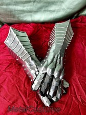 Medieval Nazgul Gloves Steel Armor Gloves Larp Costume Wearable Gloves Gauntlets