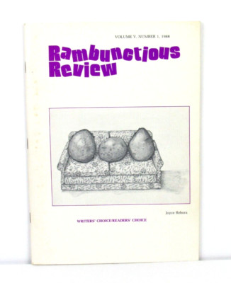 Rambunctious Review 1988 Vol. 5 No. 1 Chicago's Literary Magazine Poetry Fiction