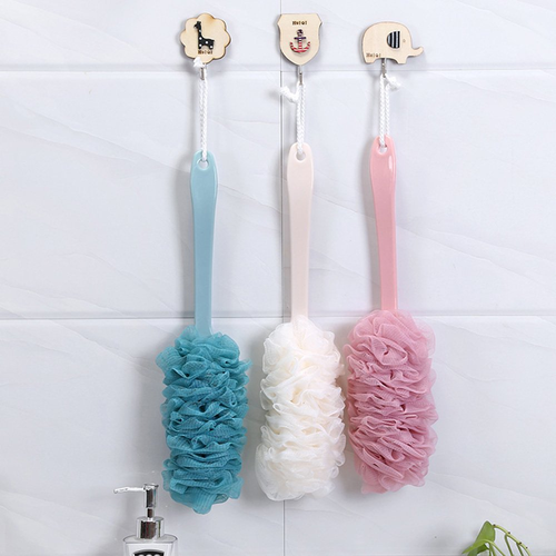 Lufa Back Scrubber for Shower, Long Handle Bath Sponge Shower Brush, Soft - Picture 8 of 9