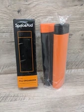 SpaceAid 2 Pack Pill Organizer Box 7 Day Weekly Travel Pill Case Holders
