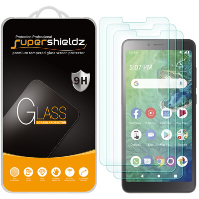 3X Supershieldz Tempered Glass Screen Protector for Alcatel TCL A2 (A507DL)