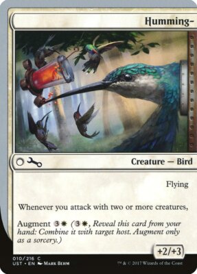 MTG Magic the Gathering Humming- (10/288) Unstable LP