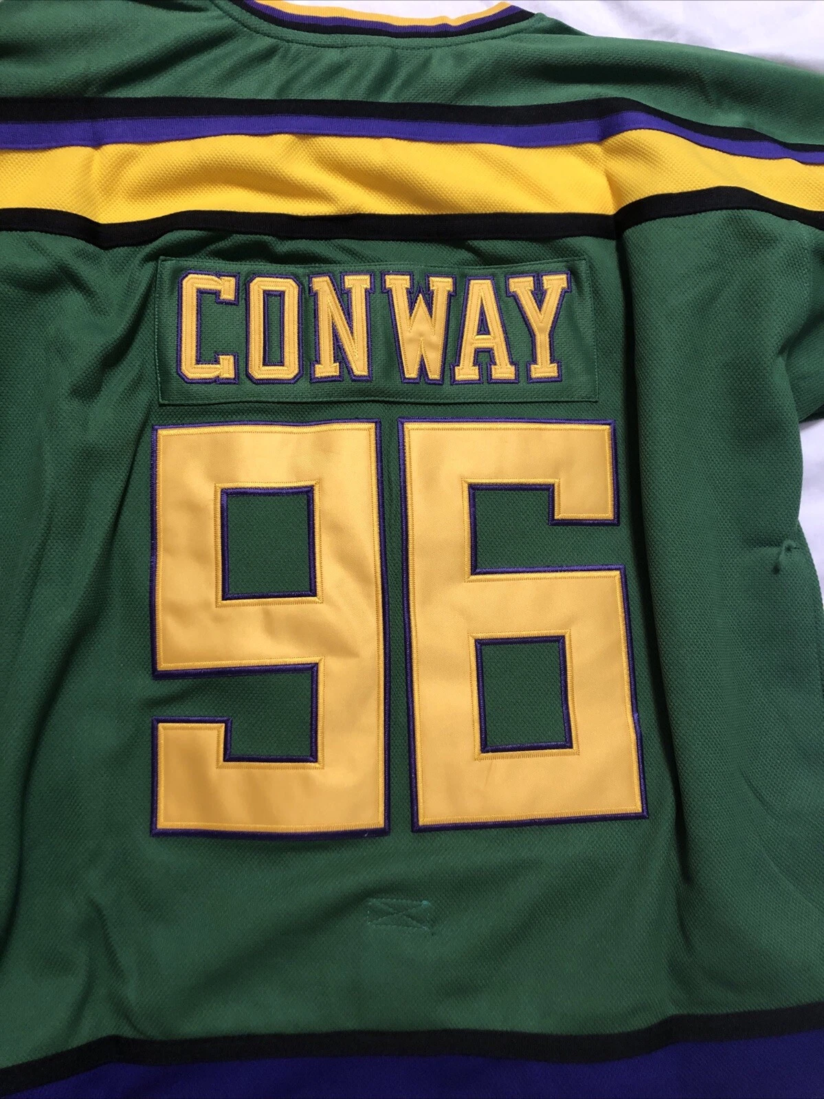 The Mighty Ducks Movie Jersey #96 Charlie Conway Hockey Jersey