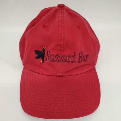 Classic Buzzard Bar Hat Red | eBay