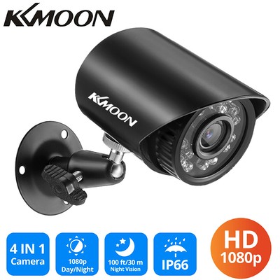 KKmoon 2MP 1080P Analog Security Camera Supports AHD/TVI/CVI/CVBS Video L6A6