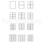 A4 PRINTER LABELS Any Size/Qty Plain Self Adhesive Address Sticky Inkjet Laser