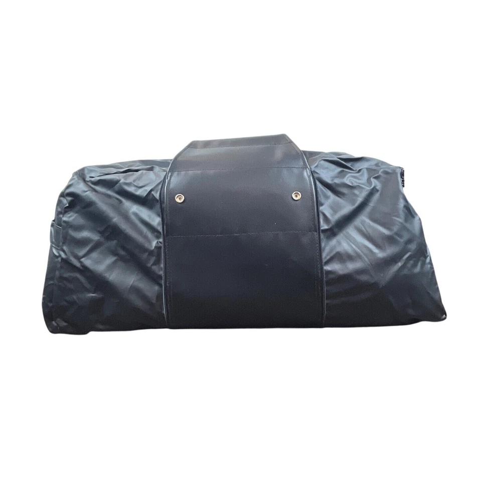 Totes On The Move Foldable Black Waterproof Shoulder Strap Duffel Bag Sz L - New - Image 4 of 4