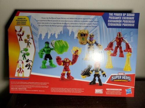 Nuovo Hasbro Playskool Heroes Marvel Super Hero Adventures The Power Up Squad - Foto 2 di 6