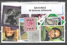 Bahamas 25 timbres différents