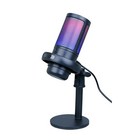 Laser Gaming RGB Streaming Microphone with Headphone Jack and Pop Filter