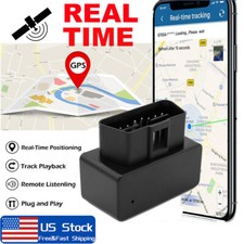 OBD2 II GPS Tracker Real Time Vehicle Tracking Device GSM GPRS Car Truck Locator