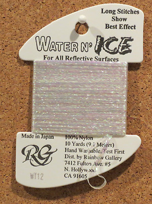 Rainbow Gallery Water N' Ice Hilo De Fibra Translúcida Needlepoint