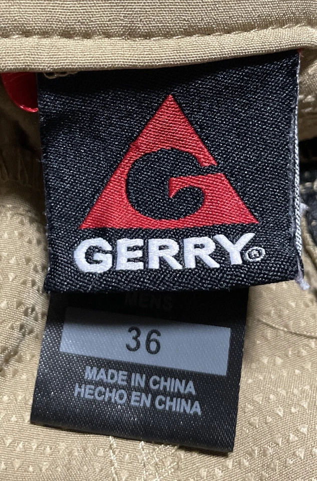 Bermudas para caminar de golf GERRY/para hombre (35x9,5) beige poliéster mezcla elástica Foto 3 de 4