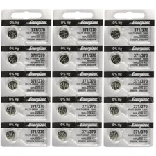 15 Energizer 371/ 370 SR920/W/SW Silver Oxide Watch Battery**