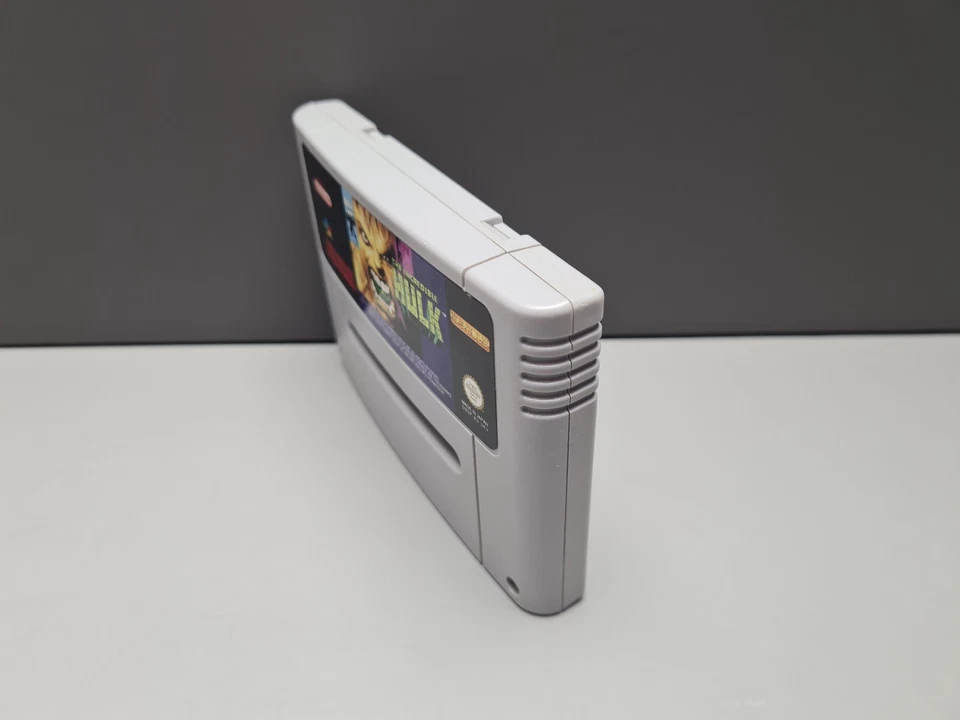 THE INCREDIBLE HULK SUPER NINTENDO SNES PAL UKV MODUL CARTRIDGE - Bild 3 von 4