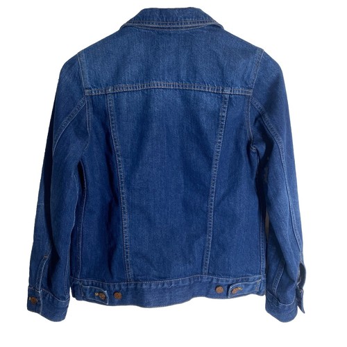 MADEWELL The Jean Jacket in Briarwood Wash Dark Denim Classic H8341 Women's M - Picture 9 of 9