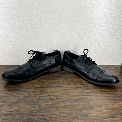 Bed Stu Men\'s Novello Cap Toe Lace Up Oxford Dress Shoe Black Leather Size 12 BedStu Mens Oxford Size 9 Black Leather Cap Toe Lace Up  main image 3