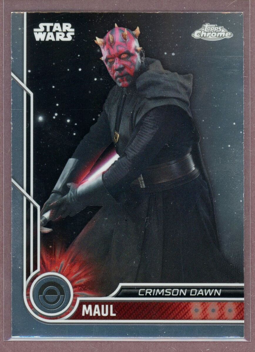 2019 Topps Star Wars Chrome Legacy Qui-Gon Jinn Darth Maul The Death of #23  pv4