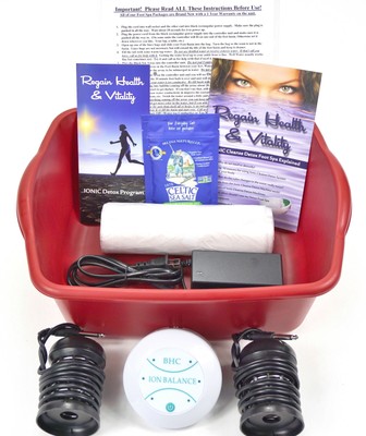 Ionic Detox Ion Foot Spa Aqua Chi Unit for Home Use comes with Foot Basin