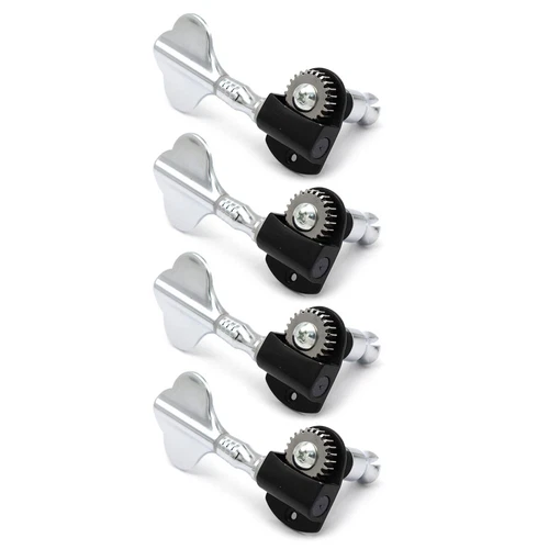 4R Bass Tuning Pegs Tuners Heavy-Duty Machine Heads For 4-String Electric Bass