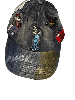 VERY NICE UNISEX Distressed Embroidered-Design Cap Exclusive  display picture 1