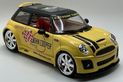 Kentoys Mini Cooper John Cooper Racing YELLOW 1:24 BMW  ONE OF KIND COLLECTIBLE 