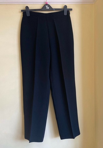 Wallis Smart Dress Trousers Black 