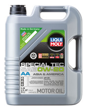 LIQUI MOLY 5L Special Tec AA Motor Oil SAE 0W20 138.61 per gallon