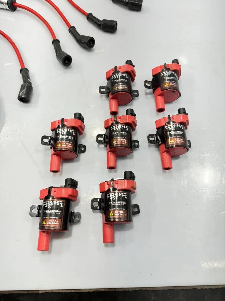 CARBOLE PERFORMANCE COILS 4.8/5.3/6.0 COILS & WIRE UNTESTED x7 COILS x8 WIRES - Image 2 of 4