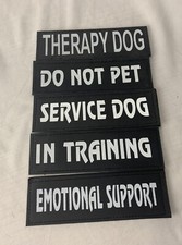 Dog Harness Tags set of two