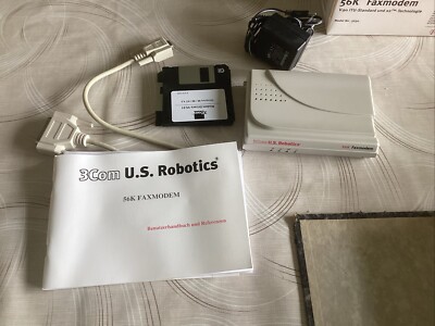 3com U.S. Robotics 56 K Faxmodem Orginal Mit Verpackung