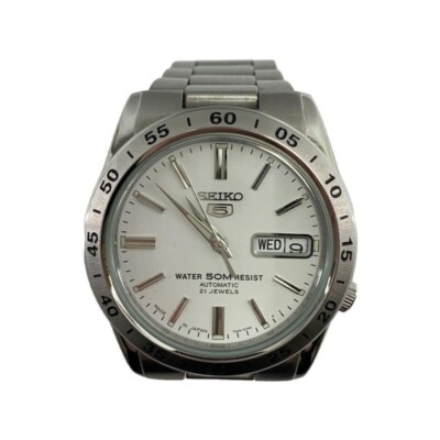 SEIKO セイコー5 自動巻き 7S26-02T0 SEIKO◇SEIKO5/自動巻腕時計/アナログ/ステンレス/BLK/BLK/7S26