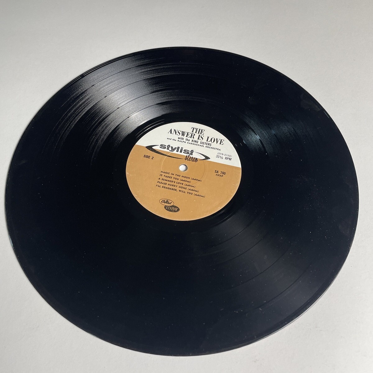 The King Sisters The Answer is Love Vinyl LP w/ Ralph Carmichael
