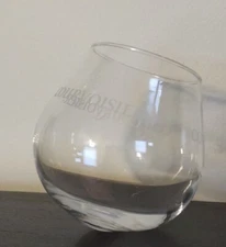 Courvoisier Etched Tilted Glass