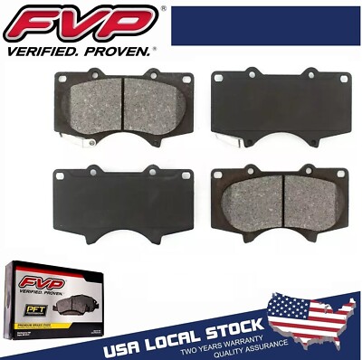 Front Performance Ceramic Brake Pad Kit for Toyota Tacoma 4Runner Lexus GX460 V6