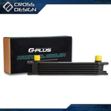7 Row AN10 Universal Aluminum Engine Transmission Oil Cooler Black H/P Parts