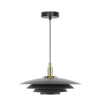 Domoletti Pendelleuchte Metall Grau E27 40W 38X38X125Cm Modern P21092B